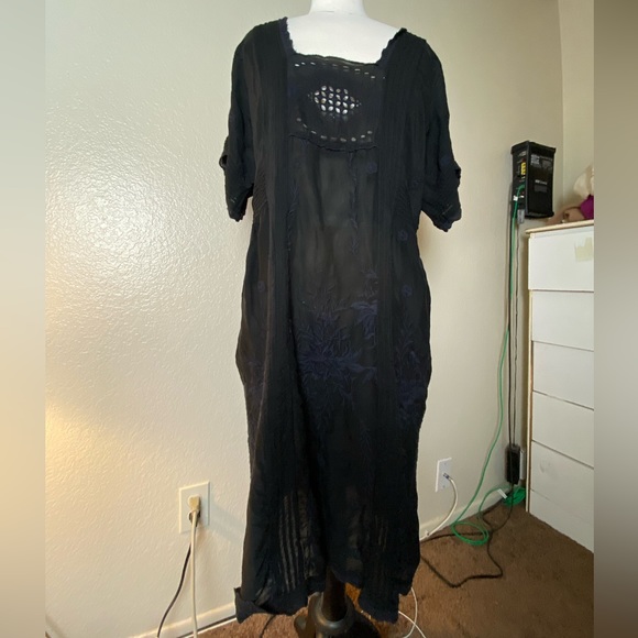 sleeveless cotton dresses Dress – desiclosetsa Festive Collection COLOR:Black FOREVER UNIQUE BLACK LONG